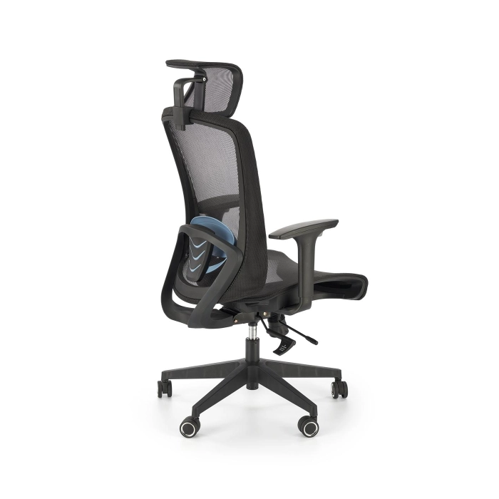 FOTEL OBROTOWY GABINETOWY CZARNY GOLIAT – fotel komputerowy, fotel biurowy, fotel obrotowy, fotel do biura, ergonomiczny fotel