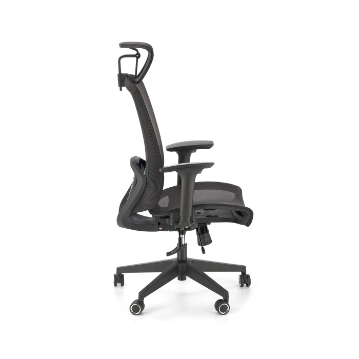 FOTEL OBROTOWY GABINETOWY CZARNY GOLIAT – fotel komputerowy, ergonomiczny fotel, fotel do biura, fotel obrotowy, idealny do salonu