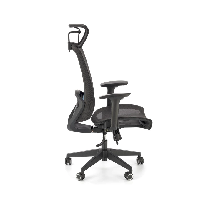 FOTEL OBROTOWY GABINETOWY CZARNY GOLIAT – ergonomiczny fotel, fotel do biura, fotel obrotowy, fotel komputerowy, idealny do salonu