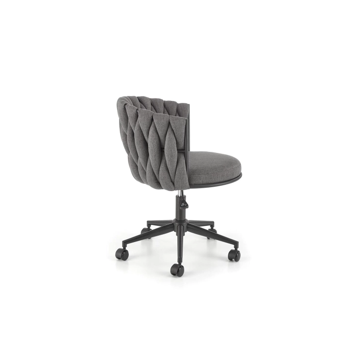 FOTEL OBROTOWY GABINETOWY POPIELATY TALON – fotel komputerowy, ergonomiczny fotel, fotel do biura, fotel obrotowy, idealny do salonu