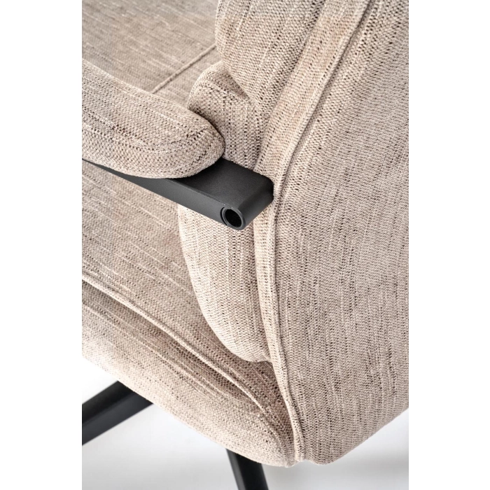 FOTEL OBROTOWY BEŻOWY ADRIANO – ergonomiczny fotel, fotel komputerowy, fotel biurowy, fotel obrotowy, fotel do biura