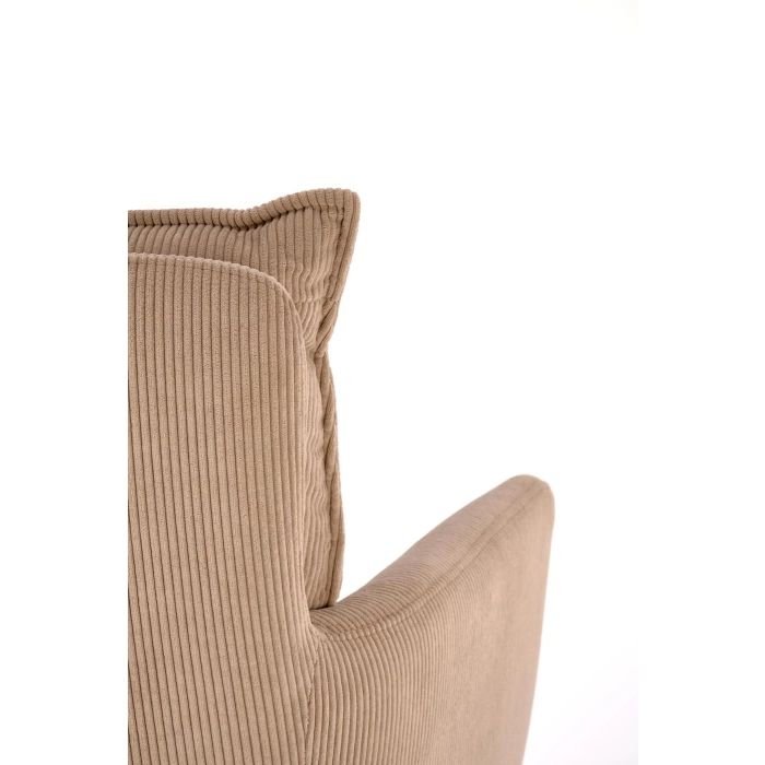 KRZESŁO TAPICEROWANE OBROTOWE CAPPUCCINO K528 – nowoczesny, krzesło jadalnia, krzesło nowoczesne, wygodne krzesła, krzesło tapicerowane, krzesło do salonu