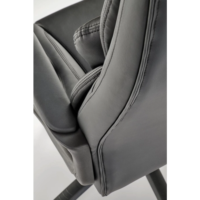 FOTEL OBROTOWY GABINETOWY CZARNY MARIO – fotel obrotowy, fotel komputerowy, ergonomiczny fotel, fotel do biura, fotel biurowy