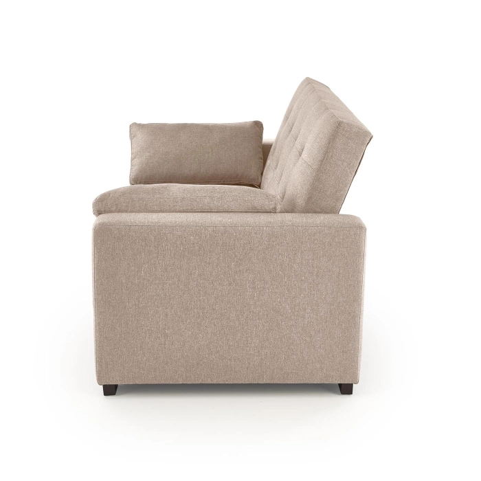 SOFA ROZKŁADANA BEŻOWA PAULINIO – nowoczesna sofa, sofa do salonu, sofa rozkładana, sofa tapicerowana, wygodna sofa
