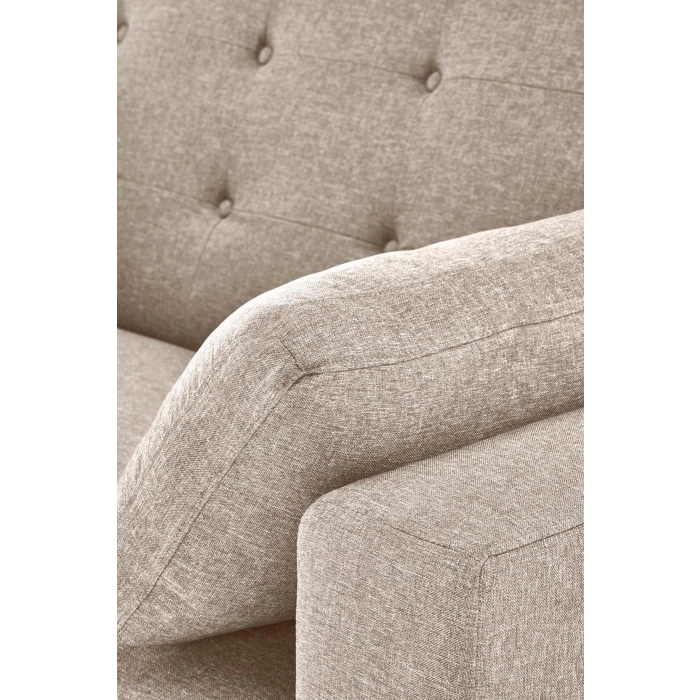 SOFA ROZKŁADANA BEŻOWA PAULINIO – nowoczesna sofa, wygodna sofa, sofa tapicerowana, sofa rozkładana, idealny do salonu