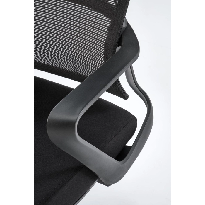 FOTEL OBROTOWY GABINETOWY CZARNY VESUVIO – ergonomiczny fotel, fotel do biura, fotel obrotowy, fotel komputerowy, idealny do salonu