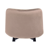PÓŁHOKER CHIC H-2 VELVET CZARNY STELAŻ / BEŻ BLUVEL 28 1