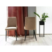 KRZESŁO PIANO B VELVET CZARNY STELAŻ/BEŻ BLUVEL 28 2