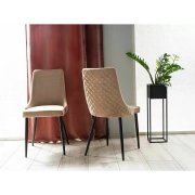 KRZESŁO PIANO B VELVET CZARNY STELAŻ/BEŻ BLUVEL 28 3