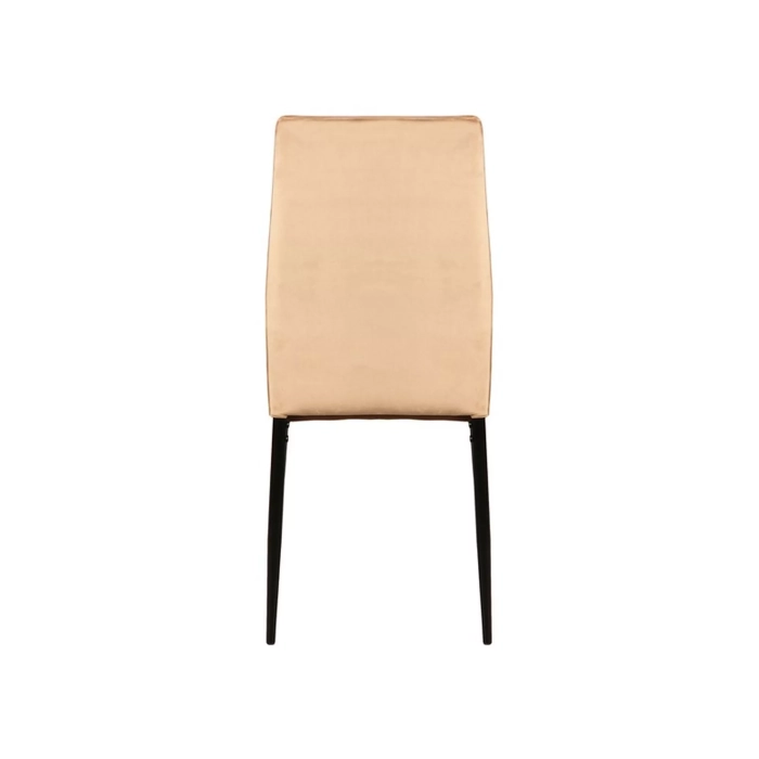 KRZESŁO ATOM VELVET CZARNY STELAŻ/BEŻ BLUVEL 28 2
