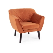 Fotel Karo 1 Velvet wenge
