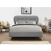 Łóżko tapicerowane DOLORES 160 Lux Velvet + materac kieszeniowy
