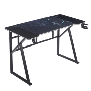 BIURKO GAMINGOWE LED 120 CM CZARNE B22-FX