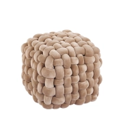 PUF VELVET P7-FX CAPPUCCINO TAPICEROWANY PRZEPLATANY NOWOCZESNY