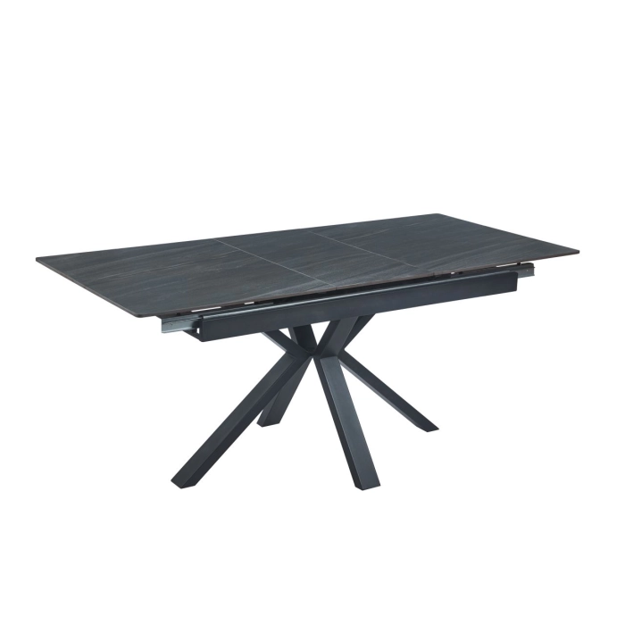 STÓŁ ROZKŁADANY 140-180x85 SZARY ST28-FX rozłożony