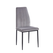 Krzesło velvet (szare)